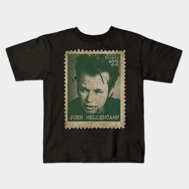 John Mellencamp Kids T-Shirt by Chillashop Artstudio